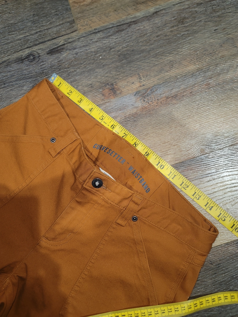 Duluth Trading Co. Curvesetter Cargo Pants Women's Size 4x29 Rust Brown EUC - Picture 6 of 9